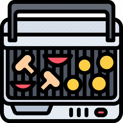Grill, vegetables, bbq, barbecue, cooking, food icon - Download on Iconfinder
