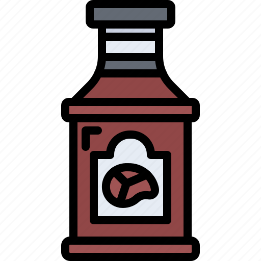 Sauce, bottle, meat, steak, bbq, barbecue, cooking icon - Download on Iconfinder