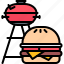 burger, cheeseburger, grill, bbq, barbecue, cooking, food 
