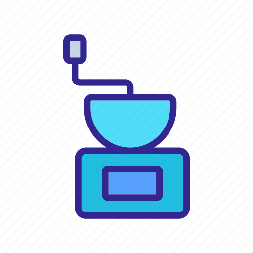 Bowl, food, grinder, mechanical, pepper, processor, salt icon - Download on Iconfinder