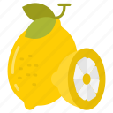 lemon, citrus, fruit, yellow, lime