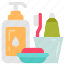toiletries, toilet, articles, cosmetics, hygiene, items, care, products