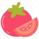 tomato, juicy, fresh, red, fruit