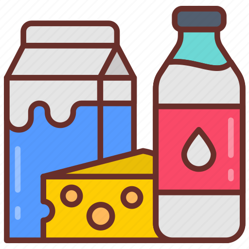 Diary, products, milk, healthy, food, cream, items icon - Download on Iconfinder