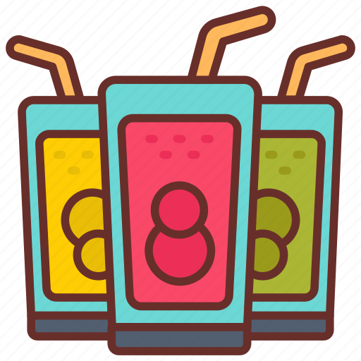 Flavored, water, juices, cold, drinks, soft, fruit icon - Download on Iconfinder