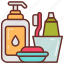 toiletries, toilet, articles, cosmetics, hygiene, items, care, products 