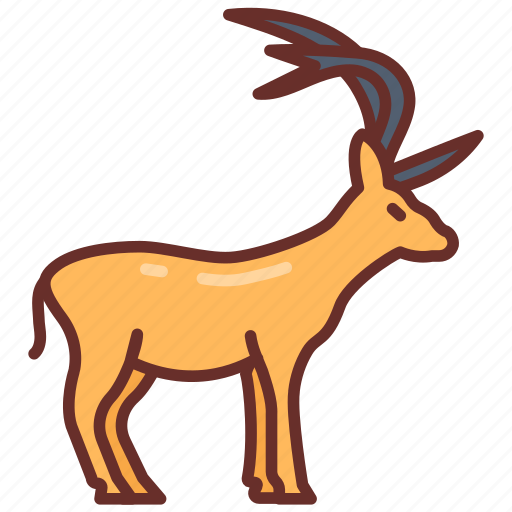 Deer, stag, fawn, cattle, zoo, animal, forest icon - Download on Iconfinder