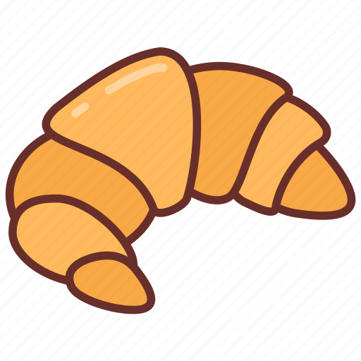 Croissants, breakfast, baked, item, coffee, pairing, fast icon - Download on Iconfinder