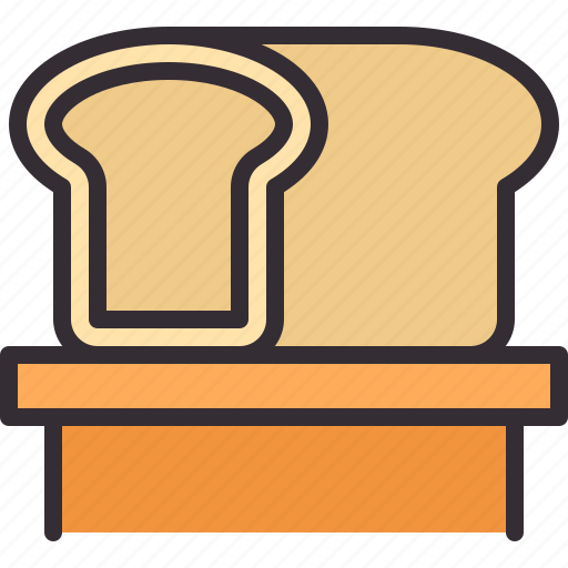 Bakery, bread, toast, breakfast, food icon - Download on Iconfinder