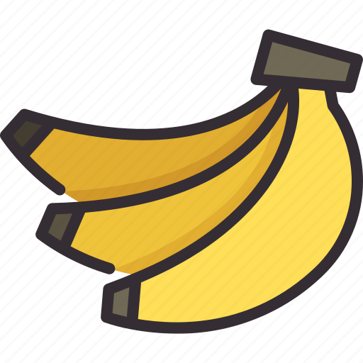 Banana, fruit, organic, healthy, vegan icon - Download on Iconfinder