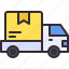 delivery, truck, transport, mover, cargo 