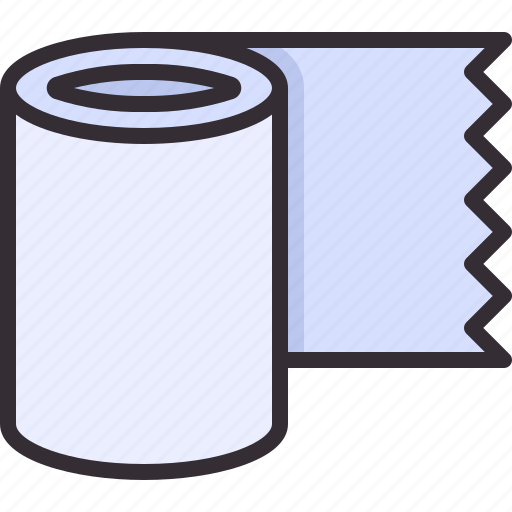Tissue, roll, out, paper, beauty, hygienevvv icon - Download on Iconfinder