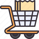 trolley, shopping, cart, shop, store, market 