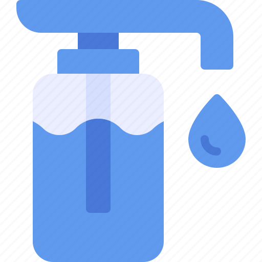 Soap, hand, sanitizer, wash, pump icon - Download on Iconfinder