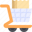 trolley, shopping, cart, shop, store, market