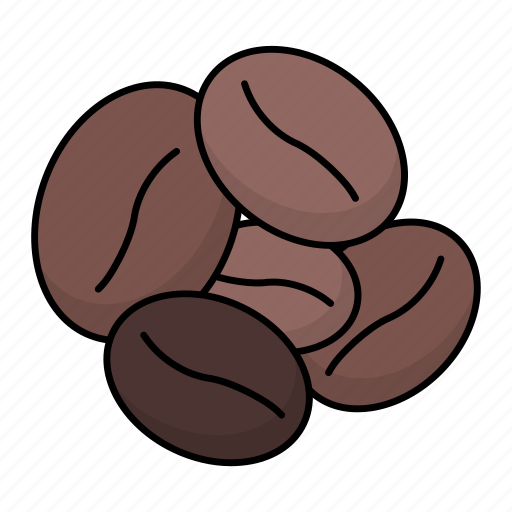 Coffee, coffea, black coffee, beans, espresso, seeds icon - Download on Iconfinder