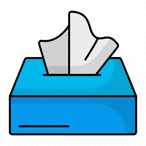 Tissue paper, box, facial tissue, tissue box, fresh icon - Download on Iconfinder