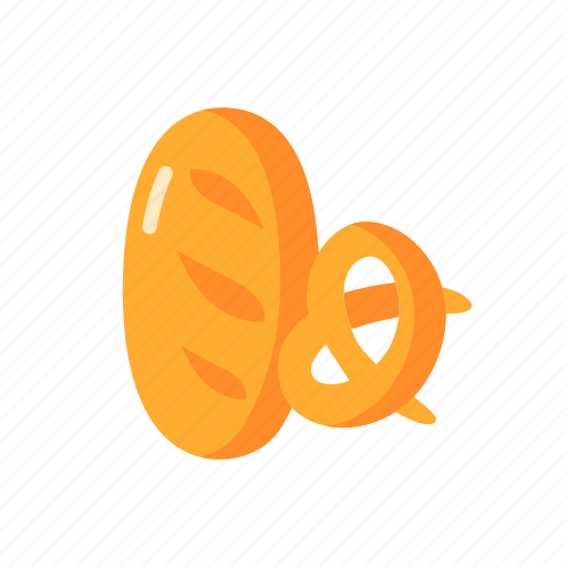 Pastry food, bread, bakery, pretzel icon - Download on Iconfinder