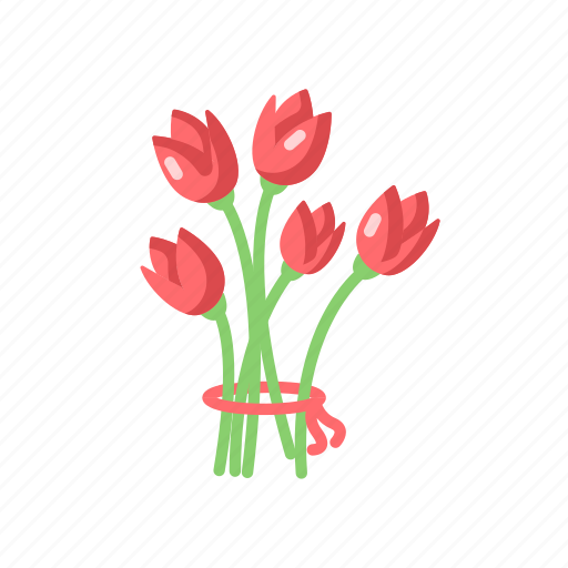 Spring flower, tulip, present, bouquet icon - Download on Iconfinder