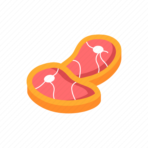 Fresh meat, steak, bacon, barbeque icon - Download on Iconfinder