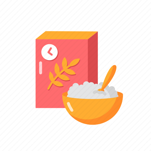 Natural diet, breakfast, cereal, oatmeal icon - Download on Iconfinder