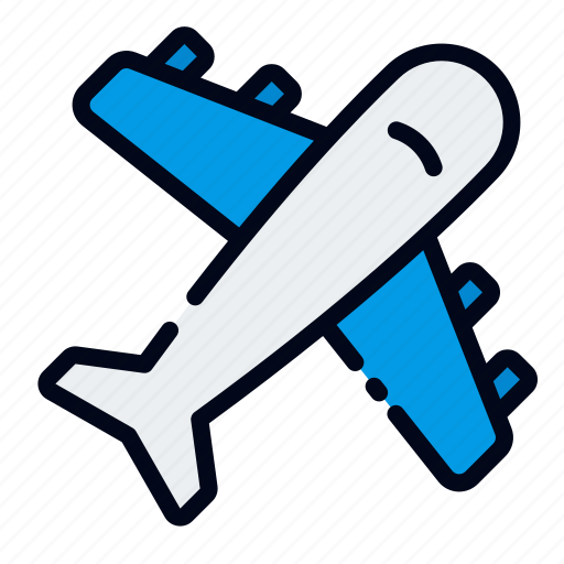 Airplane, travel, airport, planes, airline, aerospace, transport icon - Download on Iconfinder
