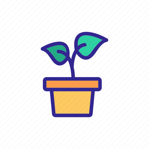 Climbing, flower, flowers, growing, plant, plants, pot icon - Download on Iconfinder