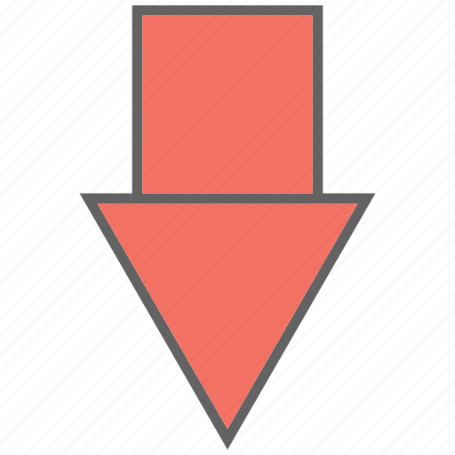 Arrow, arrow bottom, down, download icon - Download on Iconfinder