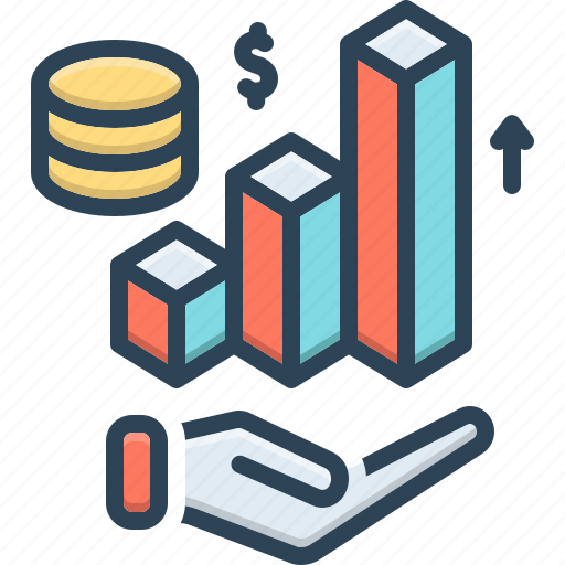 Profit, gain, benefit, increase, money, finance, fundraising icon - Download on Iconfinder