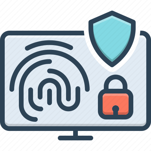 Security, protection, cybersecurity, password, software, fingerprint, safety icon - Download on Iconfinder