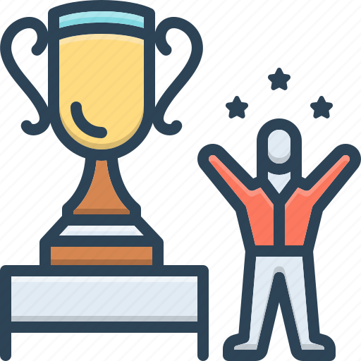 Success, achievement, victory, accomplishment, triumph, award, trophy icon - Download on Iconfinder