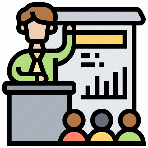 Conference, meeting, presentation, seminar, training icon - Download on Iconfinder