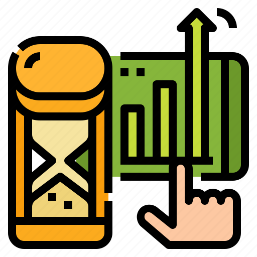 Growth, profit, report, short, term, time icon - Download on Iconfinder