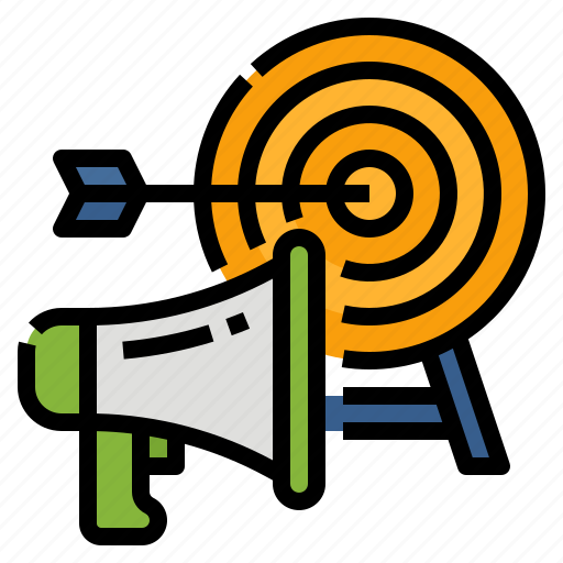 Advertising, business, goal, management, strategy, targeted icon - Download on Iconfinder