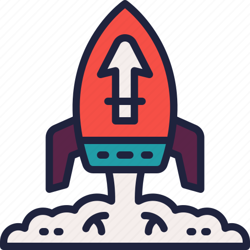 Rocket, launch, ship, start, up, increase icon - Download on Iconfinder