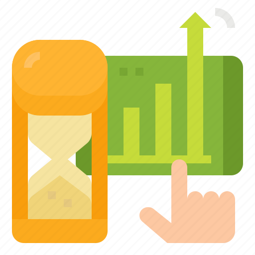 Growth, profit, report, short, term, time icon - Download on Iconfinder