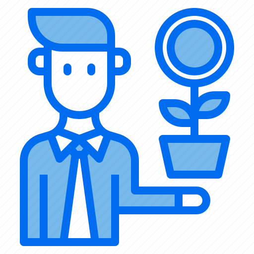 Businessman, business, man, growth icon - Download on Iconfinder