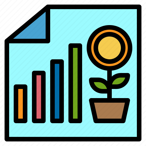 File, graph, growth, report icon - Download on Iconfinder