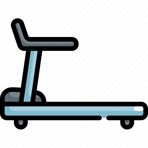 Exercise, fitness, gym, jogging machine, running machine, treadmill, workout icon - Download on Iconfinder