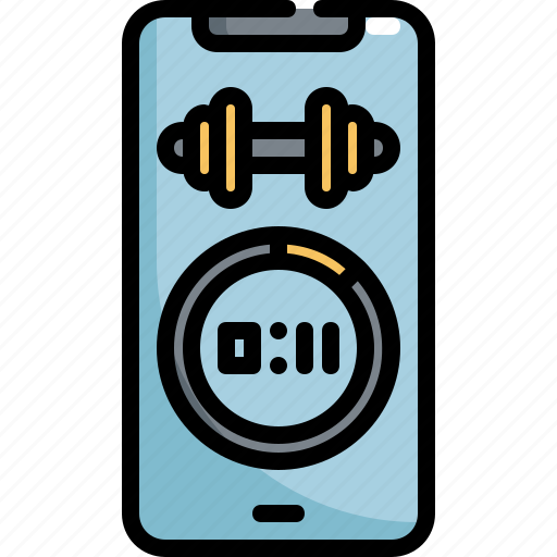 App, application, exercise, fitness, gym, mobile, phone icon - Download on Iconfinder