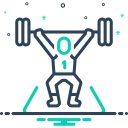 weightlifting, dumbbell, gymnastics, robustness, workout, barbell, gymnasium