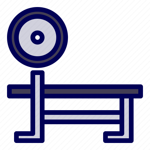 Bench, gym, press icon - Download on Iconfinder