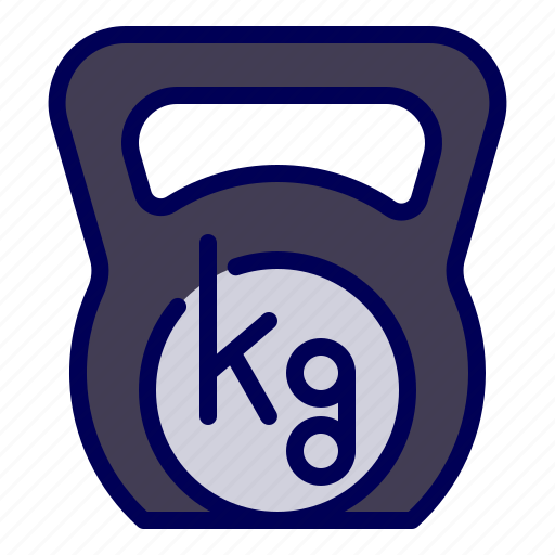 Gym, kettlebell, weightlifting icon - Download on Iconfinder
