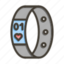 fitness bracelet, smart watch, watch, technology, device