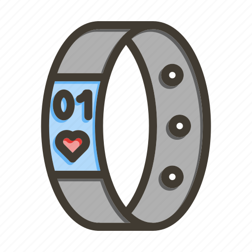 Fitness bracelet, smart watch, watch, technology, device icon - Download on Iconfinder