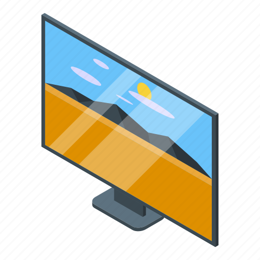 Tv, habit, isometric icon - Download on Iconfinder