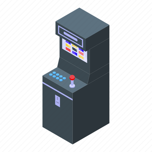 Video, games, habit, isometric icon - Download on Iconfinder