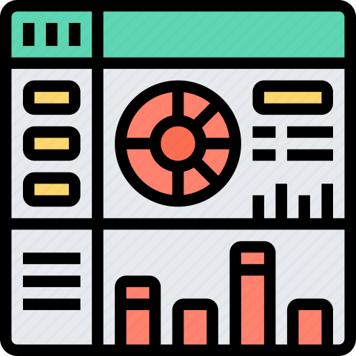 Dashboard, analytic, infographic, charts, indicator icon - Download on Iconfinder