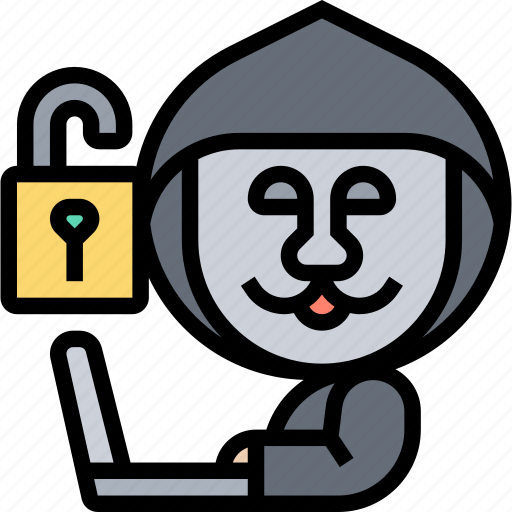 Hacker, computer, insecure, programmer, cybercrime icon - Download on Iconfinder