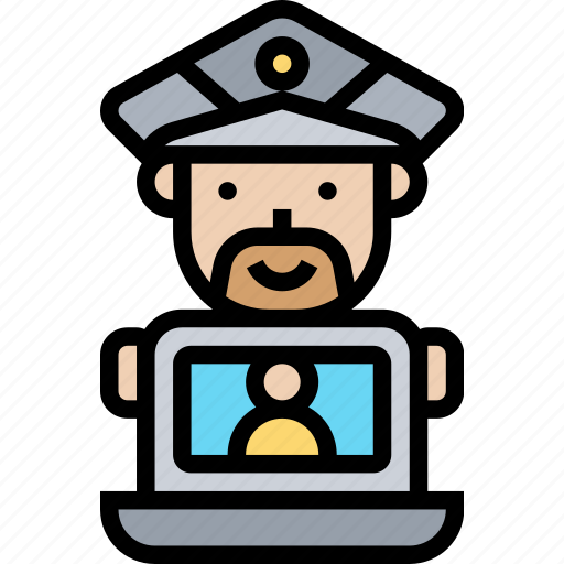 Police, security, digital, protection, guard icon - Download on Iconfinder